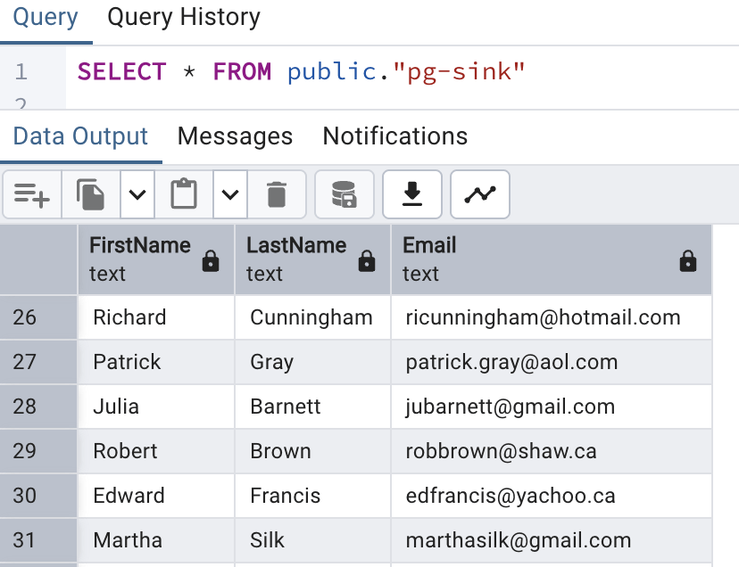 Query History