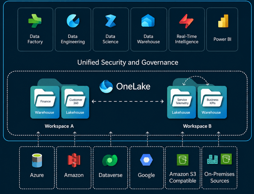 OneLake Unify Retail Data